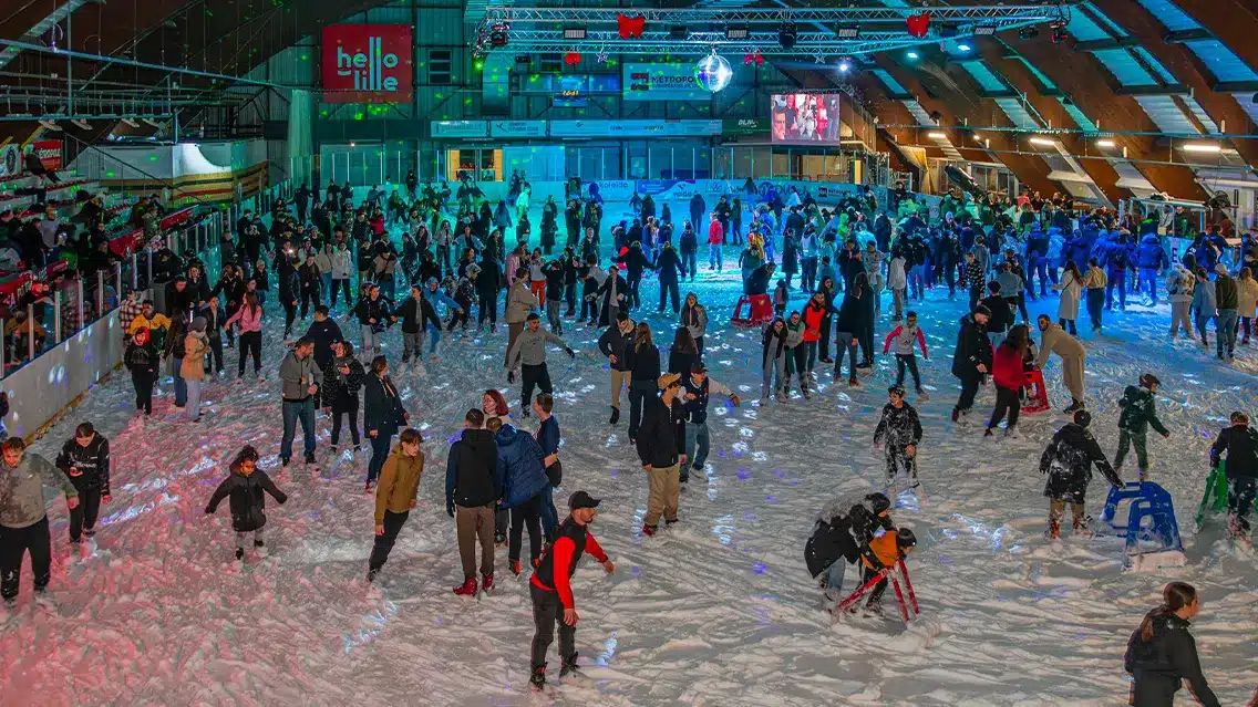 Soirée mousse patinoire serge charles